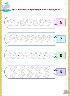 Oh Mudahnya! : 123 Kira, Tulis & Warna