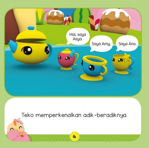 Buku Cerita Bergambar Didi & Friends: Jom Ke Dunia Teko & Pasu N