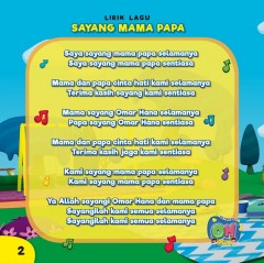 Omar & Hana Buku Belajar : Sayang Mama Papa