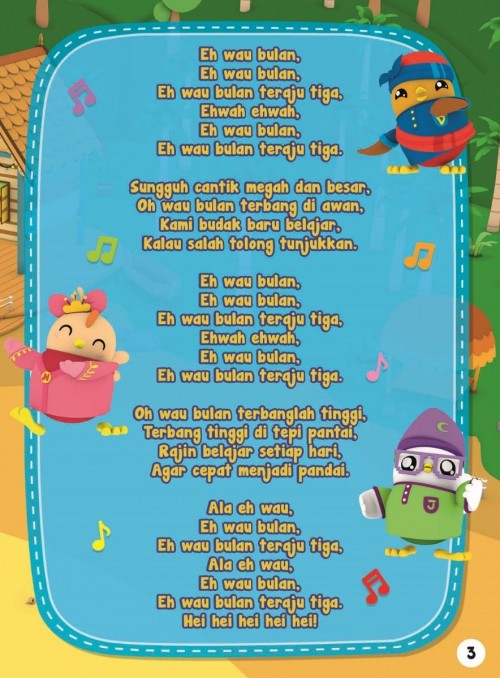 Buku Aktiviti Didi & Friends: Eh Wau Bulan & Pelangi (Sticker)