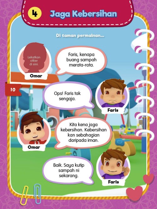 Hadis Pilihan Omar & Hana (Stiker)