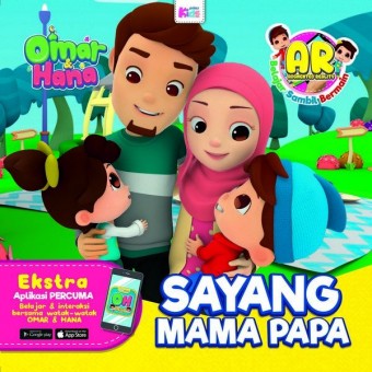 Omar & Hana Buku Belajar : Sayang Mama Papa