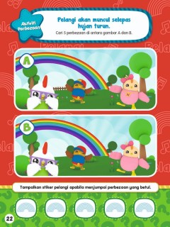 Buku Aktiviti Didi & Friends: Eh Wau Bulan & Pelangi (Sticker)