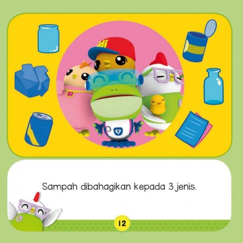 Buku Cerita Bergambar Didi & Friends: Jom Kitar Semula & Dayung