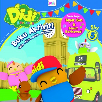 Buku Aktiviti Didi & Friends: Tayar Bas & Semut Berkawad Siri 5