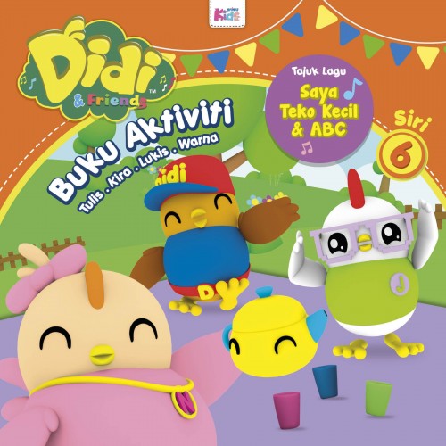 Buku Aktiviti Didi & Friends: Saya Teko Kecil & ABC Siri 6