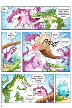 Plants vs Zombie -Komik Dinosaur : Pakatan Kung Fu