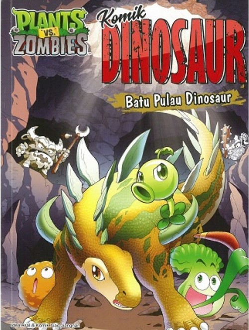 Plants vs Zombie 2 - Komik Dinosaur : Batu Pulau Dinosaur