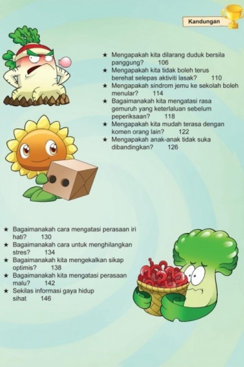 Plants vs Zombie - Soal Jawab : Gaya Hidup Sihat (Bagaimanakah K