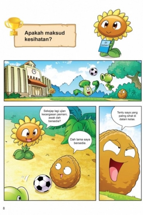 Plants vs Zombie - Soal Jawab : Gaya Hidup Sihat (Bagaimanakah K