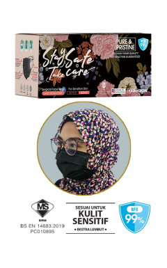 Surgical Face Mask Karangkraf Headloop (50 Helai) - Hitam