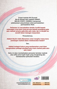 Hukum Bermazhab dan Persoalan-Persoalan Berkaitan Kaedah Bermazh