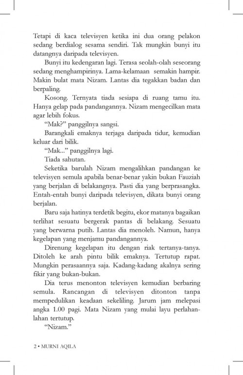 Novel Seram : Bayangan