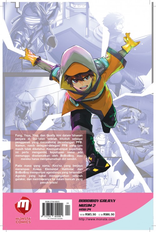 BBB24 Komik Boboiboy Galaxy Musim 2 - Isu 24