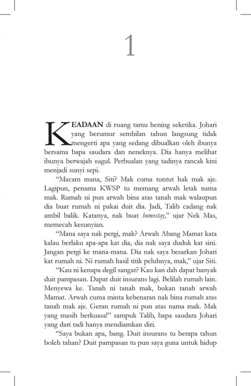 Novel Seram : Kakak Kemboja