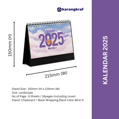 Karangkraf 2025 Desk Calendar