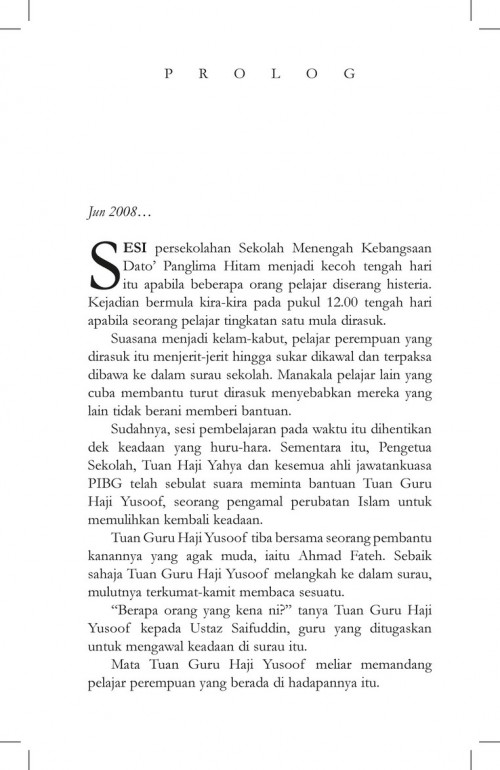 Novel Seram : Hijab