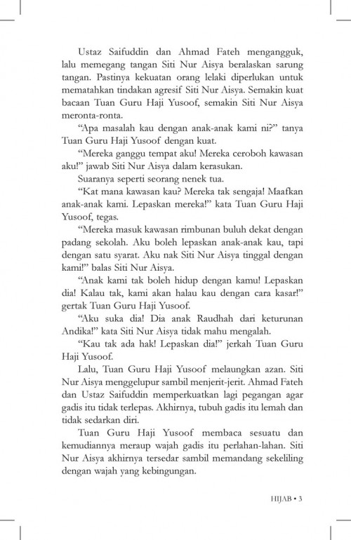 Novel Seram : Hijab