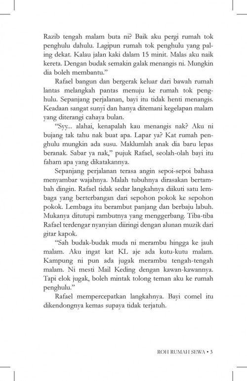 Novel Seram : Roh Rumah Sewa