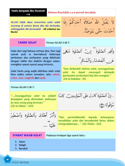 AGAMA Dalami Makna Bacaan Solat