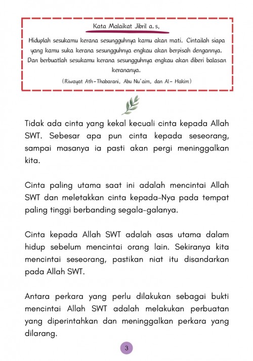 Nota Cinta Saya - Husbah Haris