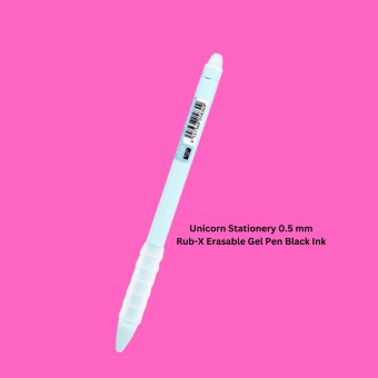 ERASABLE PEN - Unicorn Stationery 0.5 mm Rub-X Erasable Gel Pen