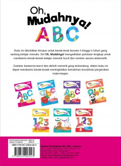 Oh Mudahnya! : ABC Baca, Tulis & Warna