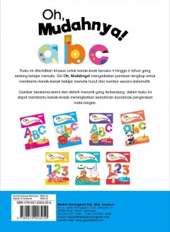 Oh Mudahnya! : abc Baca, Tulis & Warna