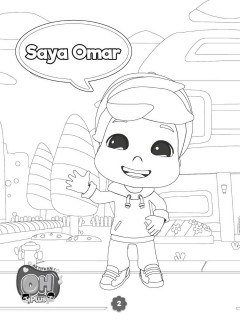 Buku Mewarna Omar & Hana