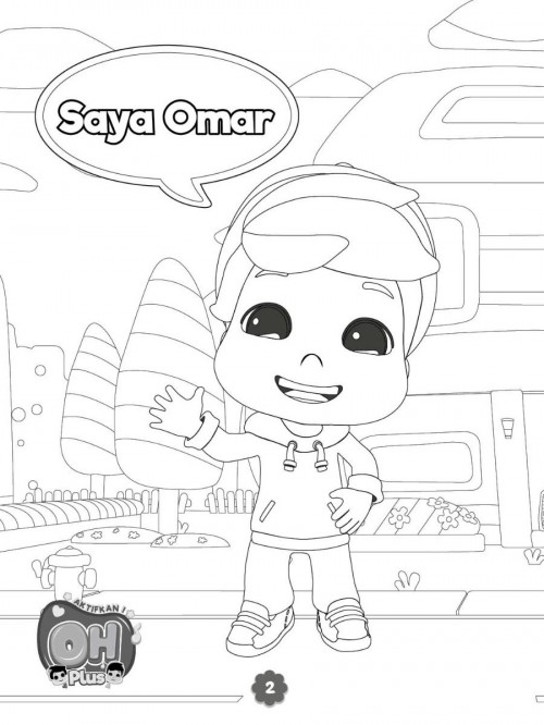 Buku Mewarna Omar & Hana