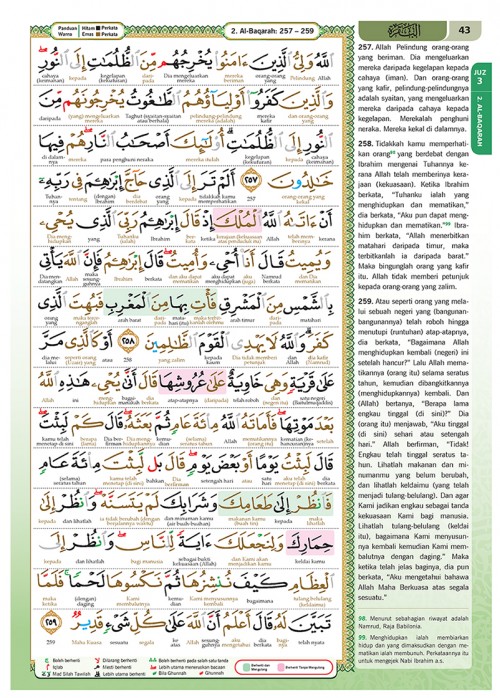 Al-Quran Al-Karim Ar-Riyadh Perjuzuk (Saiz B5)