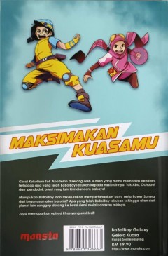 BBB05 Boboiboy Galaxy Isu 5 : Gelora Kuasa (Hard Cover)