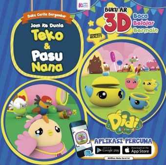 Buku Cerita Bergambar Didi & Friends: Jom Ke Dunia Teko & Pasu N