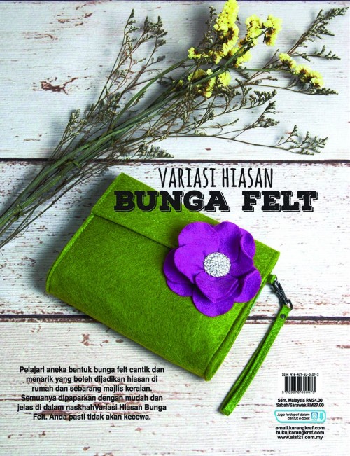 Variasi Hiasan Bunga Felt