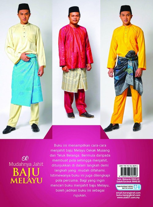 VARIASI Oh! Mudahnya Jahit Baju Melayu + Pola