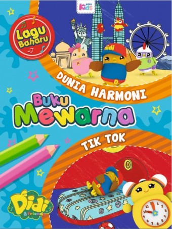 Buku Mewarna Didi & Friends: Dunia Harmoni & Tik Tok