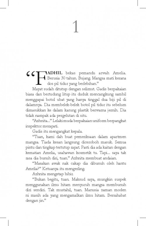 Novel Seram : Hasutan Iblis