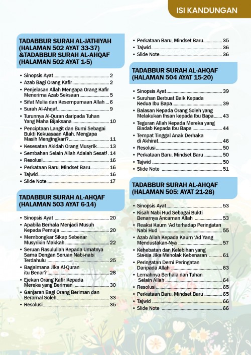 MQT26 Nota My#Qurantime Juzuk 26