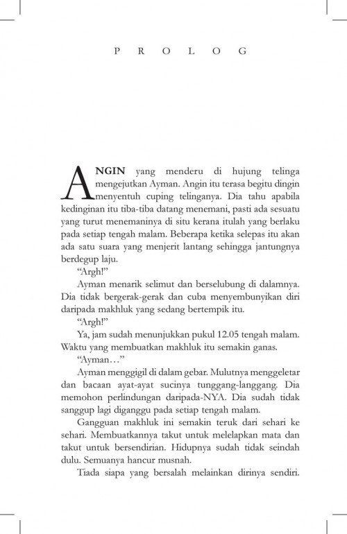 Novel Seram : Jeritan Puaka