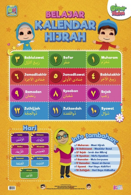 Poster Mari Belajar Kalender Hijrah