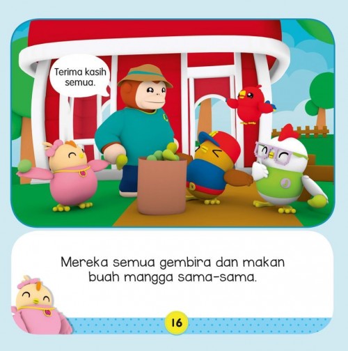 Buku Cerita Bergambar Didi & Friends: Main Bersama Kiki & Berkaw