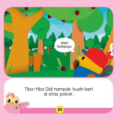 Buku Cerita Bergambar Didi & Friends: Main Bersama Kiki & Berkaw