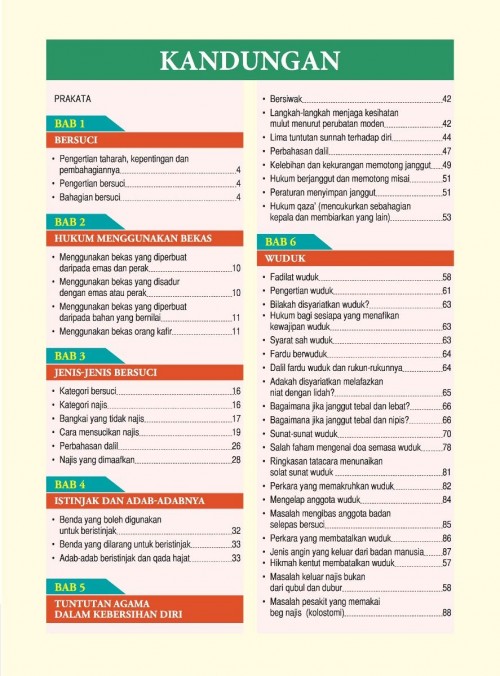 AGAMA Taharah Panduan Lengkap Bersuci