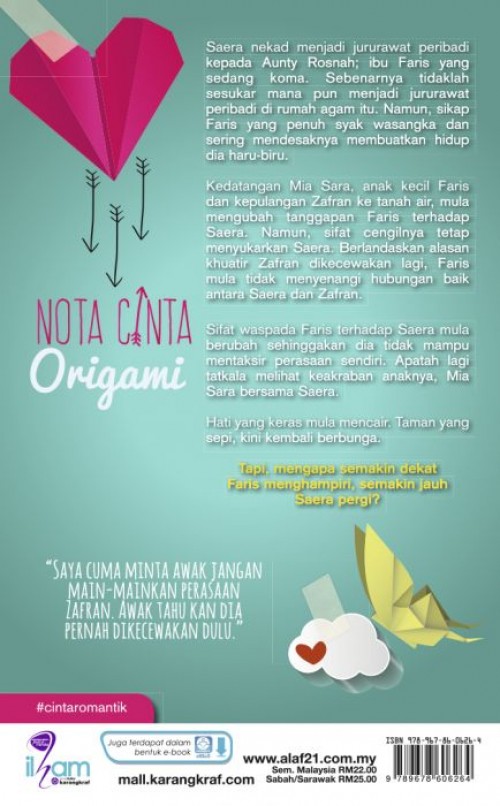 Nota Cinta Origami