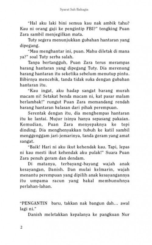 NOVEL Syarat Sah Bahagia