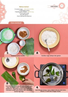 RESIPI Kuih Kukus - Langkah Demi Langkah