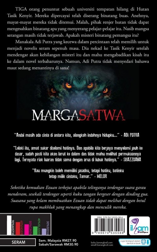 Novel Seram: Margasatwa I