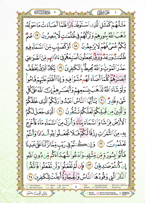 Al-Quran Al-Karim Mushaf Wakaf Ibtida' (Saiz A5)