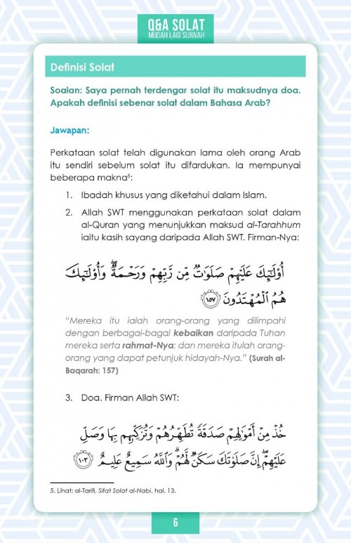 AGAMA Q & A Solat Mudah Lagi Sunnah