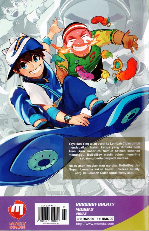 BBB3 Komik Boboiboy Galaxy Musim 2 - Isu 3